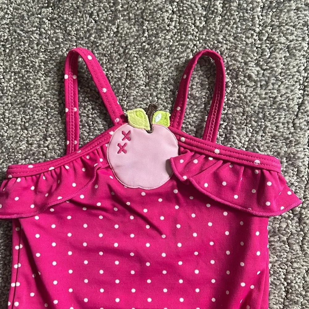 🥰 2/$20 Gymboree Baby Girl Pink Swim Suit - Picture 2 of 5